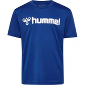 Hummel T-Shirt fonctionnel bleu cobalt / blanc
