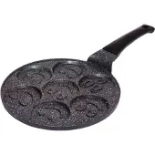 Brunbeste poele en granit pour crepes avec smileys 8882