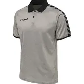 Hummel Authentic Funktions Poloshirt Hommes gris chiné S