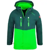 TROLLKIDS Veste imperméable 418-308 vert pour enfant