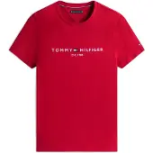 Tommy Hilfiger T-Shirt rouge sang / blanc