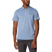 Columbia Nelson Point Short Sleeve Polo Bleu S Homme