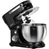 MPM Robot de cuisine planétaire multifonctionnel Set de 2 bols noir MRK-21