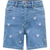 Kids Only Short Juicy Heart Denim Filles
