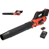 YATO Souffleur de feuilles sans fil, 18 V, avec batterie 4,0 Ah et chargeur