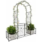 Relaxdays Arche à roses (50 cm, 202 cm)