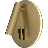 Maytoni Applique LED, spot mobile, métal doré mat