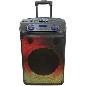 New Majestic Nouveau Majestic T55 Cassa Trolley PA 40W Bluetooth Nero con Microfono e Display LED