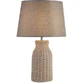 Searchlight Lampe de table Tablu brun