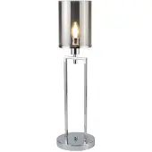 Searchlight Lampe de table Catalina avec verre fumé