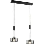 FISCHER&HONSEL GMBH Lampe suspendue 2 lumières Lavin noir