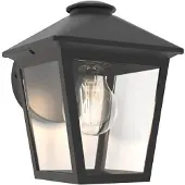 Lutec Applique extérieure Zago Noir Mat IP44 max. 40W E27 sans ampoule Suspendu