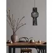 Lyora Suspension Bohème Bredo Ø 21cm noir