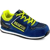 Sparco Chaussure de sécurité Dani - S1P - Bleu/jaune - T.47 - GYMKHANA 07527 BMGF - 47