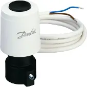 Danfoss Therm, servomoteur TWA-A/NO pour boîtier RA, 230 V, 50 Hz, câble 1,2 m, 1 pièce.