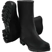 WOLFPACK Bottes basses en caoutchouc noir T. 39