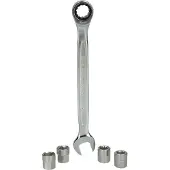 Ks Tools Jeu de douilles spécial piston de frein pour freins à disque WABCO et Knorr, 5 pièces ( 460.2615 )