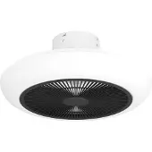 Eglo Ventilateur de plafond design Sayulita blanc avec noir