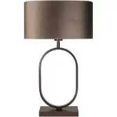 Highlight Lampe de table Verona Choco 48cm