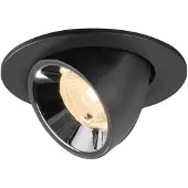 SLV Spot encastré Numinos Gimble S noir/chrome 2700K - 40 deg