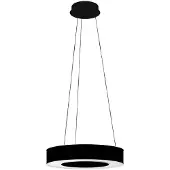 Eglo Lampe suspendue LED noire Guamare Ø 53 cm