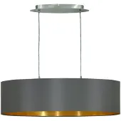 Eglo Lampe suspendue ovale Maserlo nickel