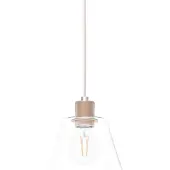 Eglo Lampe à suspension en verre Copley or rose
