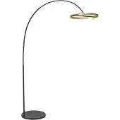 Eglo Lampadaire design Brest noir avec or