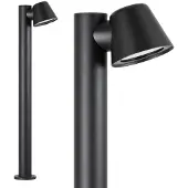 Ks Verlichting Éclairage de chemin Vita noir - 80cm