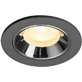 SLV Spot encastré Numinos XS noir/chrome 3000K - 40 deg