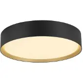 SLV Plafonnier Decona 30 noir-or Ø 30cm