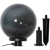 Eglo Lampe globe avec piquet Monterollo Smoke Ø 30 cm
