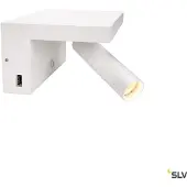 SLV KARPO Bedside, applique murale intérieure à LED, blanc, 3000K