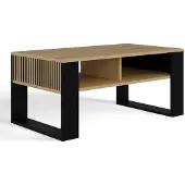 Top E Shop Table basse LAUREN 5 - chêne artisanal / noir