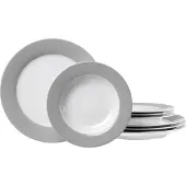 Ritzenhoff & Breker Tafelservice 8 tlg. Double gris