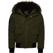 Superdry Homme Bomber Everest Kaki Taille: XL
