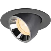 SLV Spot encastré Numinos Gimble XS noir/chrome 2700K - 20 deg