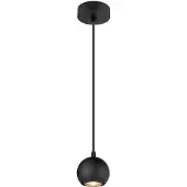 SLV Suspension élégante Light Eye 90 noir Ø 9cm