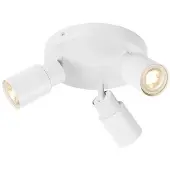 SLV Projecteur rond Puri 2.0 Tube blanc 3 lumières