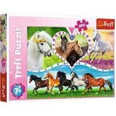 Trefl 13248 Puzzle Beaux chevaux - 200 pièces