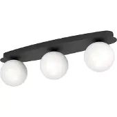 Eglo Plafonnier Castrovido 3 lumières noir