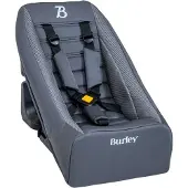 Burley Baby Seat Insert - Insert de siège bébé pour remorque vélo , convient aux petits enfants à partir de 1 mois, avec côtés en maille respirante et harnais 5 points, couleur : Charcoal Gray