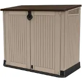 Keter Store It Out Midi Storage Cabinet Beige/Brown 249440
