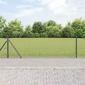 Syfax Clôture en fil soudé avec base en béton 25 x 0,6 m (l x h)