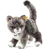 Steiff 099335 Kitty chat 25 cm gris/beige debout