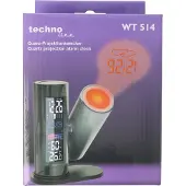 Technoline WT514 Réveil à projection avec prévisions météorologiques