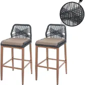 MCW Tabouret de bar -O21 (lot de 2)