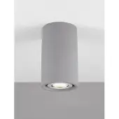 Nova Luce Spot de plafond Emile gris béton