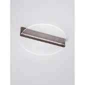Nova Luce Plafonnier élégant Noah Ø 56cm marron café