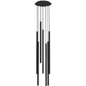 Nowodvorski Lighting Lustre LASER noir 7xG9x10W en métal, dimensions : 172x30x30 cm, IP20, Nowodvorski Lighting